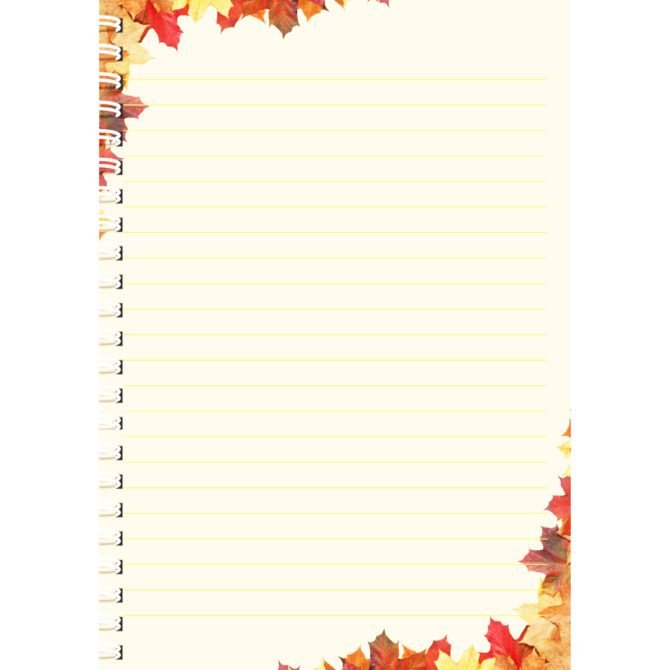 Autumn Mood- Diary Notebook Journal