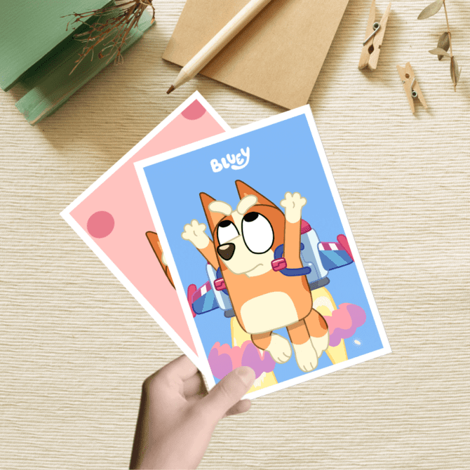 Bluey Stickers (Pack of 4)