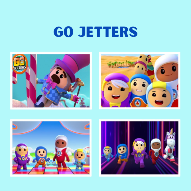 Go Jetters Stickers (Pack of 4)