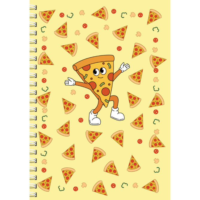 Cute Pizza Lover Diary (A5)