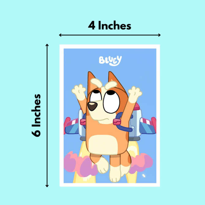 Bluey Stickers (Pack of 4)