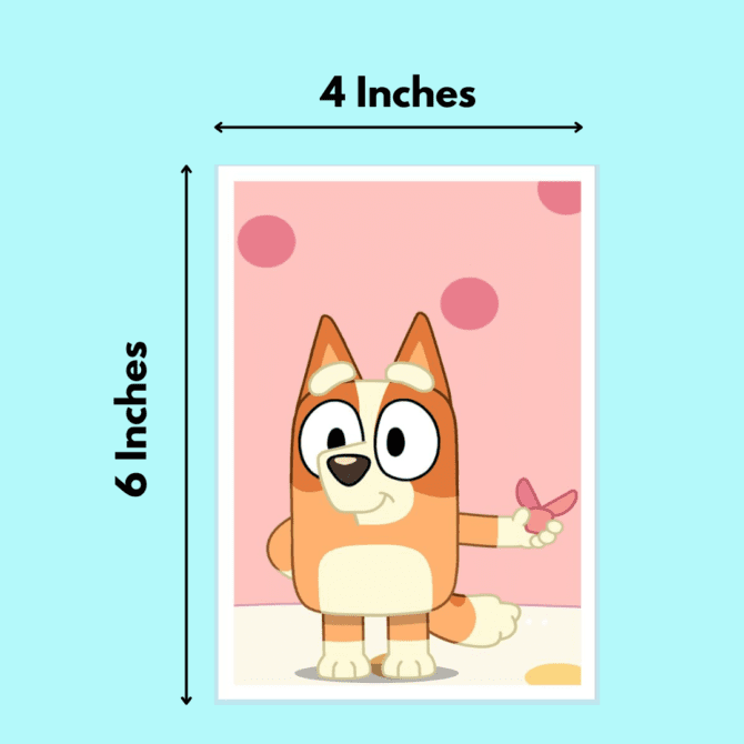 Bluey Stickers (Pack of 4)