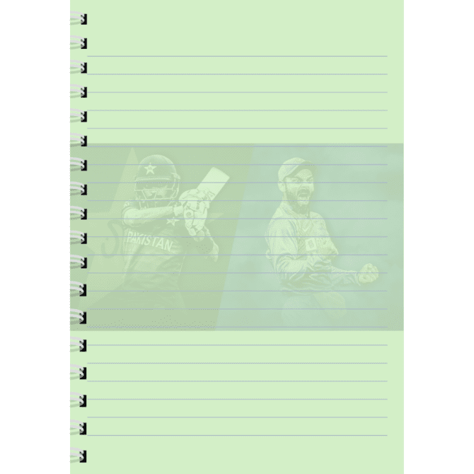 Babar Azam and Virat Kohli Diary/ Babar Azam and Virat kohli Notebook/ Babar Azam and Virat Kohli Journal (A-5)