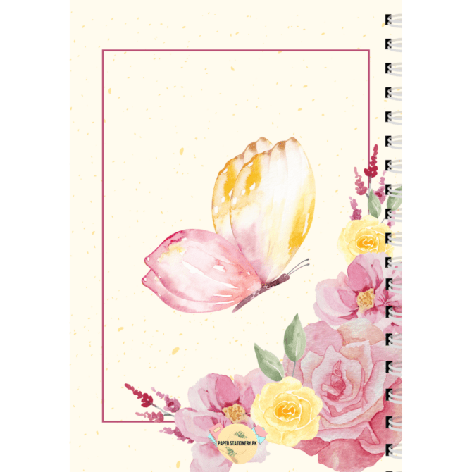 Butterfly design with your name Diary/ Butterfly design with your name Notebook/Butterfly design with your name Journal (A5)
