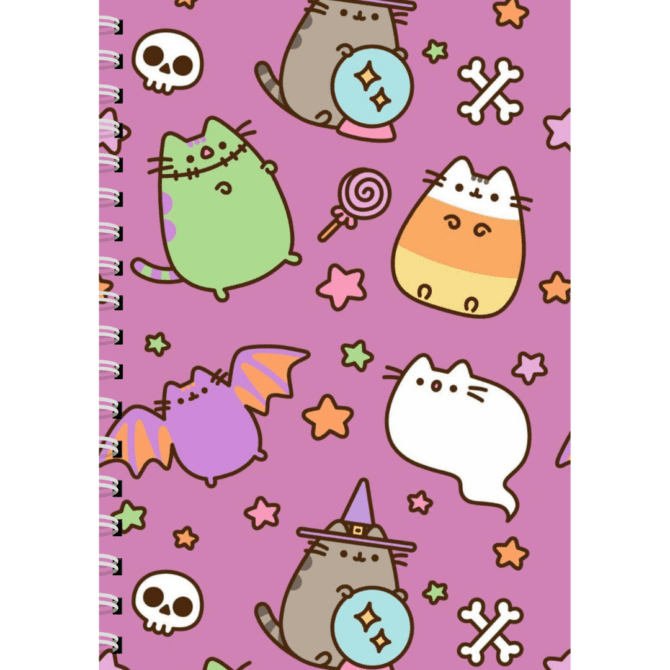 Cute Kawaii Halloween Diary/ Cute Kawaii Halloween Notebook/ Cute Kawaii Halloween Journal (A5)