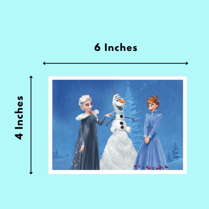 Frozen Elsa and Anna Stickers (Pack of 4)
