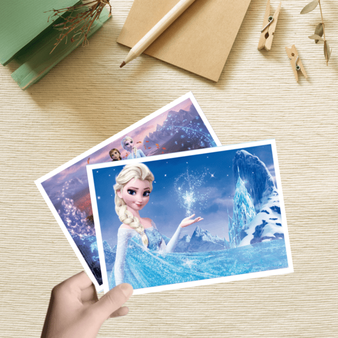 Frozen Elsa and Anna Stickers (Pack of 4)