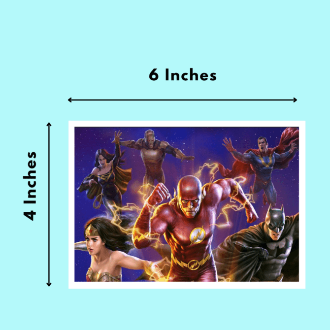 Justice League Stickers (Pack of 4)