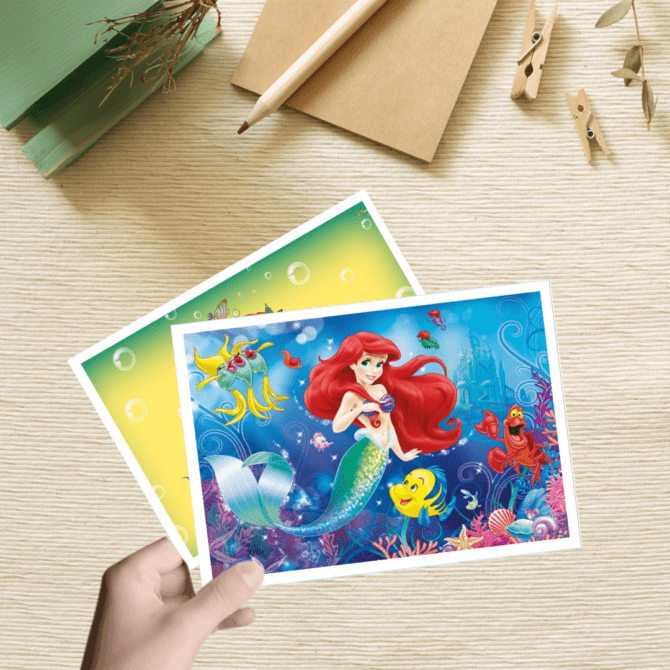 The Little Mermaid Stickers (Pack of 4)
