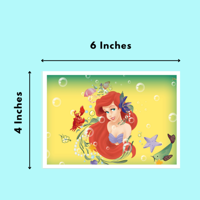 The Little Mermaid Stickers (Pack of 4)