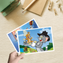 Tom and Jerry Stickers (Pack of 4)