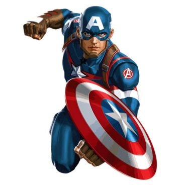 Captain America laptop Sticker