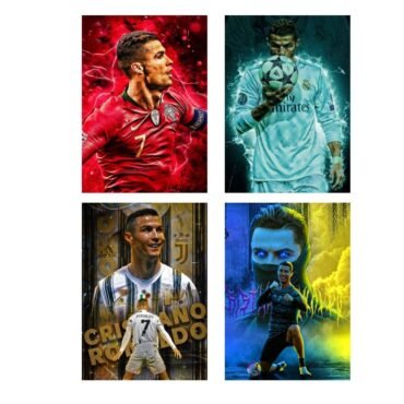 Cristiano Ronaldo Wall Stickers (Pack of 4)