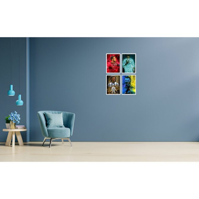 Cristiano Ronaldo Wall Stickers (Pack of 4)