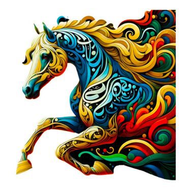 Horse Laptop Sticker