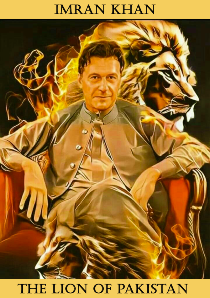 Imran Khan- The Lion Car Sticker