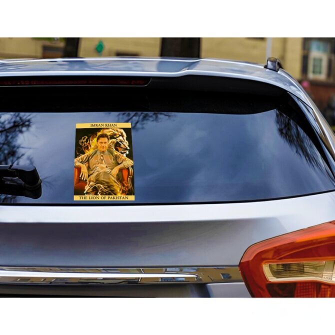 Imran Khan- The Lion Car Sticker