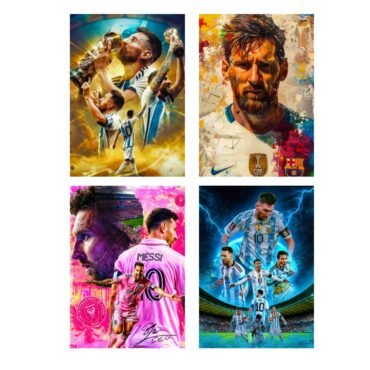 Lionel Messi Wall Stickers (Pack of 4)