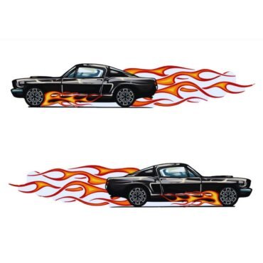 Speedy Car Stickers (Pack of 2)