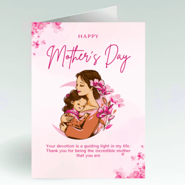 Adorable Happy Mothers Day Card