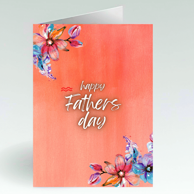 Beautiful Fathers Day Card