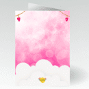 Happy Valentines Day Card- Hanging Hearts