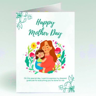 Happy Mothers Day Card - Gratitude