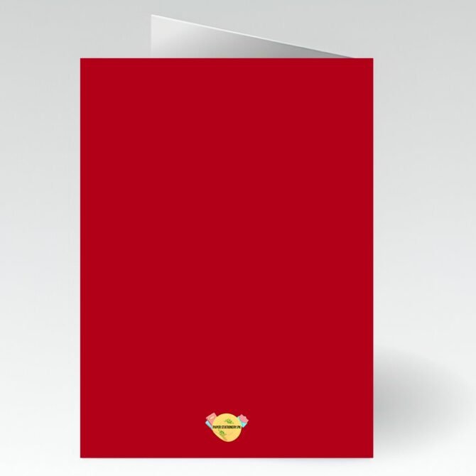 Valentines Day Card with Cupid