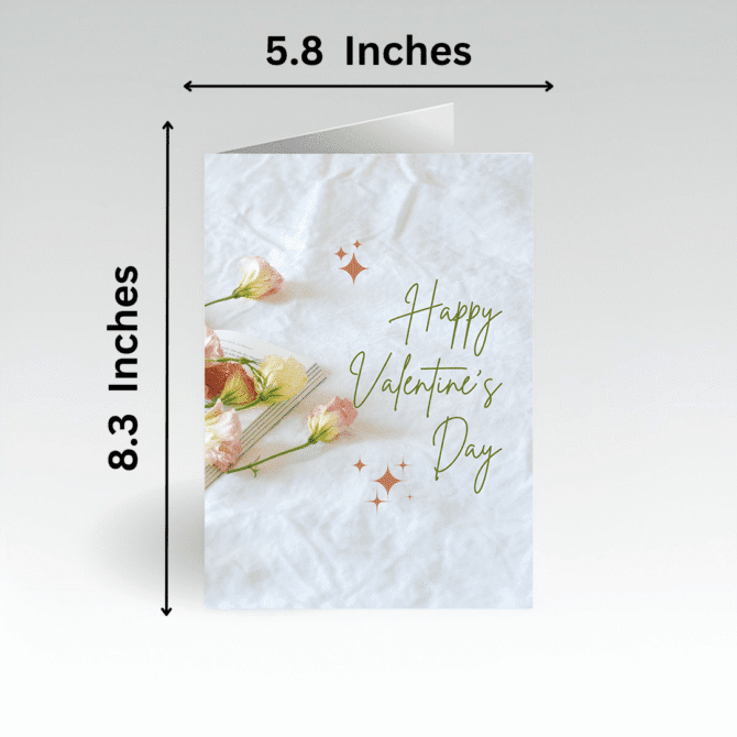 Aesthetic Valentine's Day Card | Cute Floral Love Greeting | پیارا محبت کا کارڈ | Romantic Gift
