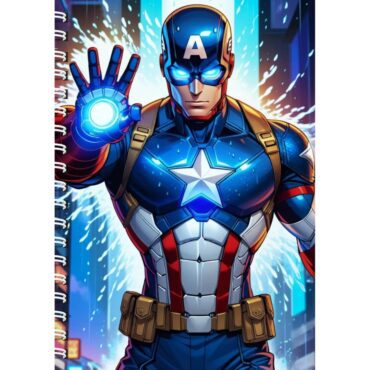 Captain America Diary Notebook Journal (A5)