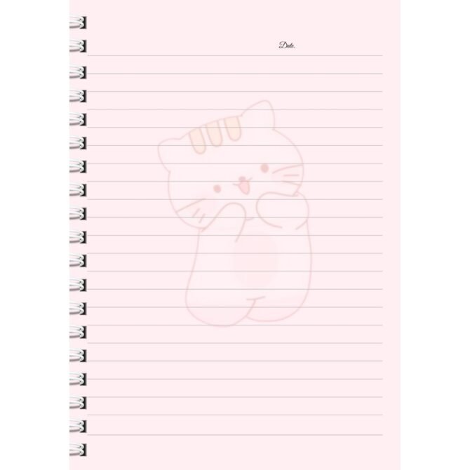 Cute Kawaii Diary Notebook Journal- Sweet Kitten (A5)