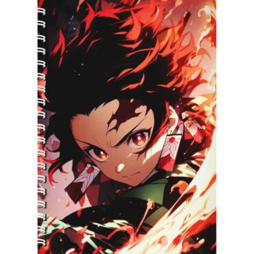 Demon Slayer Tanjiro Kamado Manga Diary - Kimetsu no Yaiba Hero Notebook - Japanese Anime Journal