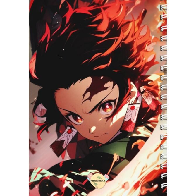 Demon Slayer Tanjiro Kamado Manga Diary - Kimetsu no Yaiba Hero Notebook - Japanese Anime Journal