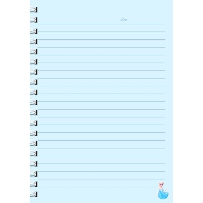 Elsa Notebook Diary Journal/ Frozen Diary Notebook Journal (A5)