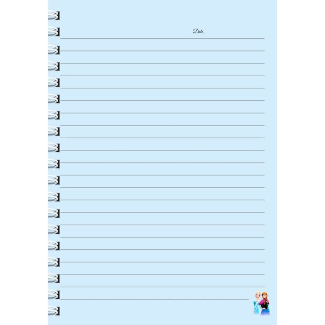 Elsa and Anna Notebook Diary Journal/ Frozen Elsa Anna Diary Planner (A5)