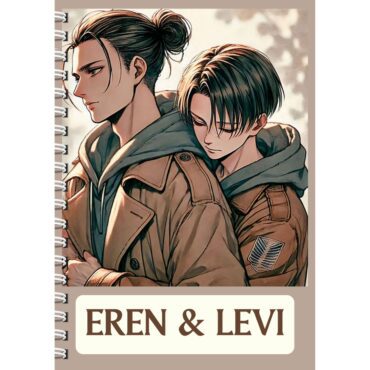 Eren and Levi Diary Notebook  Journal A5- Eren Yeager & Levi Ackerman (Attack on Titan)