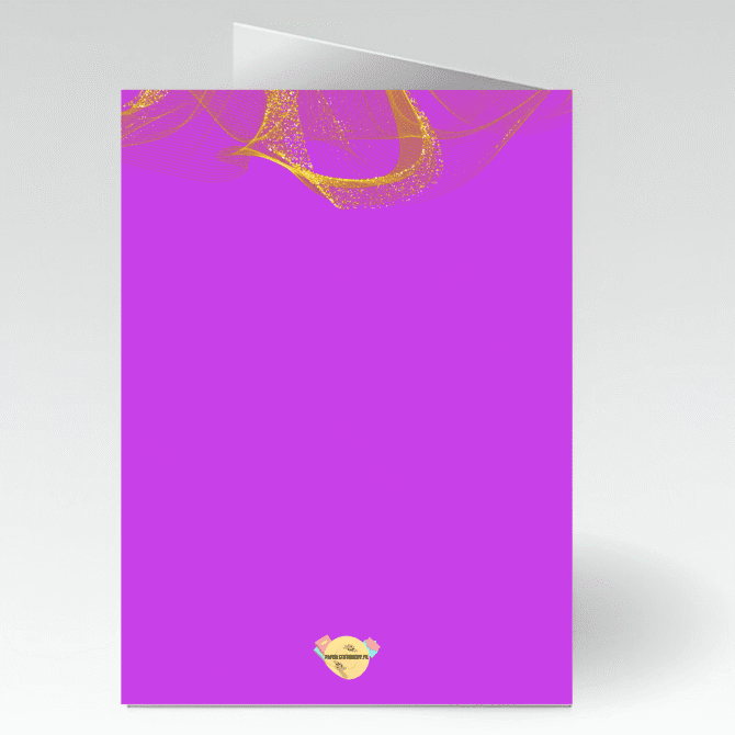 Fancy Birthday Card- Luxurious