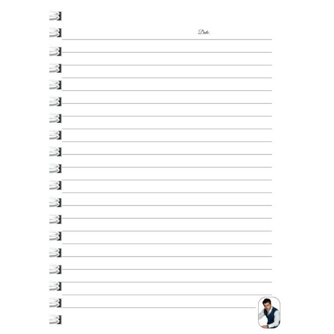 Fawad Khan Diary Notebook Journal- Handsome Celebrity (A5)