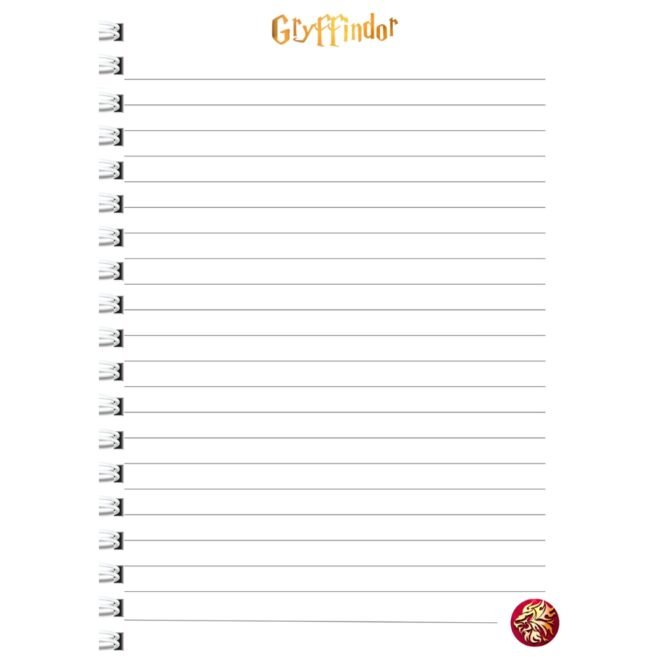 Gryffindor Diary Notebook Journal/ Harry Potter Diary Notebook Journal (A5)