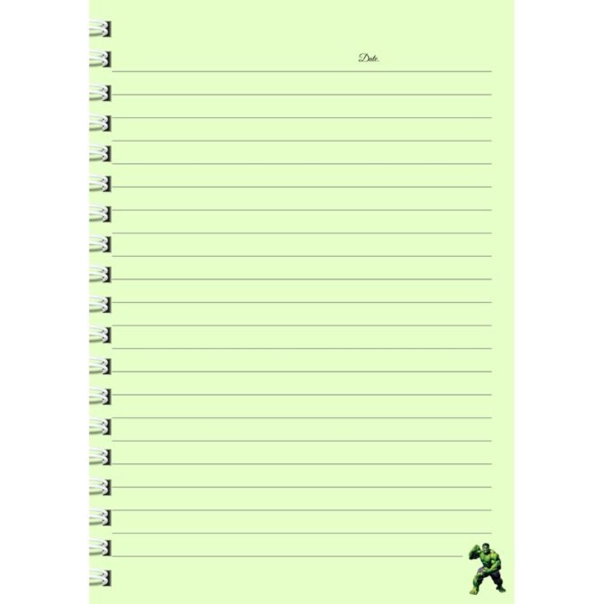 HULK Diary Notebook Journal (A5)