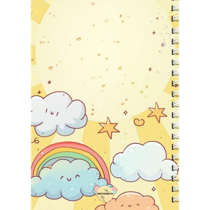 Happy Sunshine Diary / Kawaii Sky Notebook / Cute Weather Journal (A5)