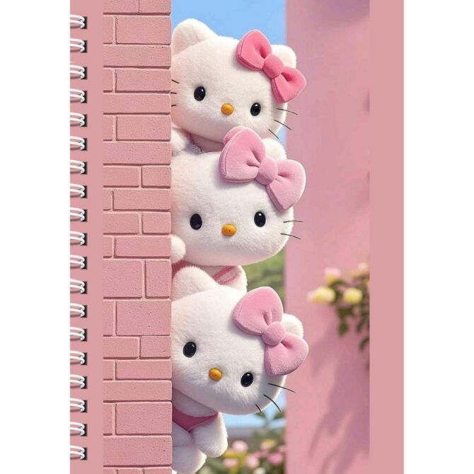 Hello Kitty Notebook/ Kawaii Hello Kitty Planner Diary / Sanrio Cute Character Notebook/ Girls Pink Journal