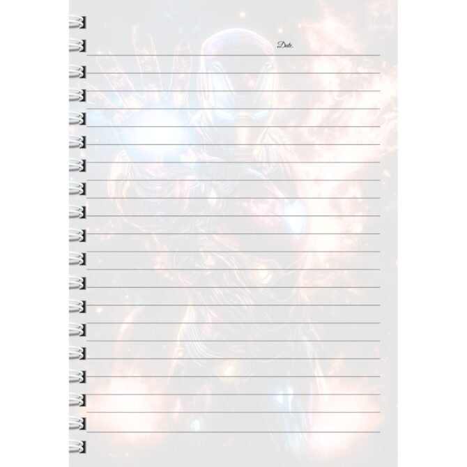 Iron Man Diary Notebook Journal (A5)