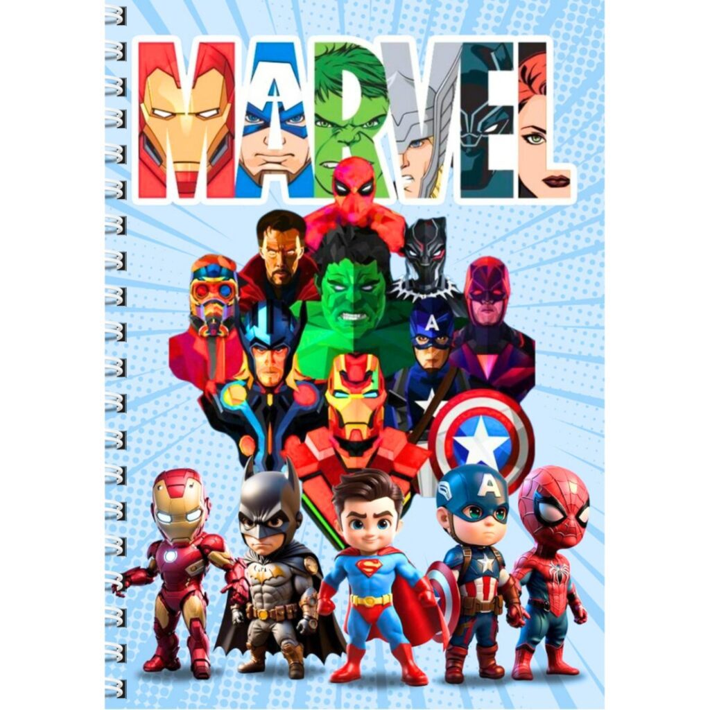Marvel Avengers Super Hero Kids Diary Journal Notebook A5| Marvel ...