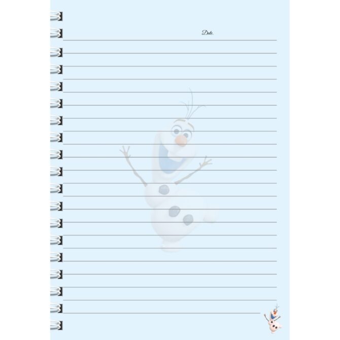 Olaf Diary Notebook Journal/ Olaf Snowman Frozen Elsa Notebook Diary Planner (A5)