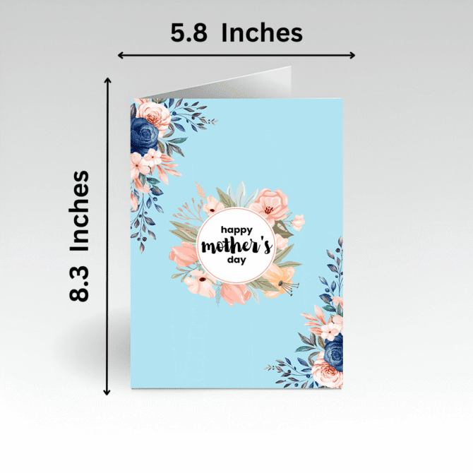 Pretty Elegant Mothers day Card- Premium