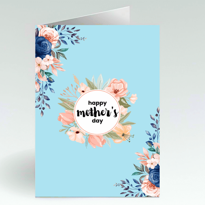 Pretty Elegant Mothers day Card- Premium