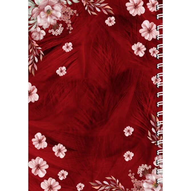 Stunning Maroon Diary Notebook Journal A5- with Custom Name