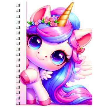 Unicorn diary Pakistan /Pink unicorn notebook/ Cute unicorn diary/ Rainbow unicorn journal (A5)