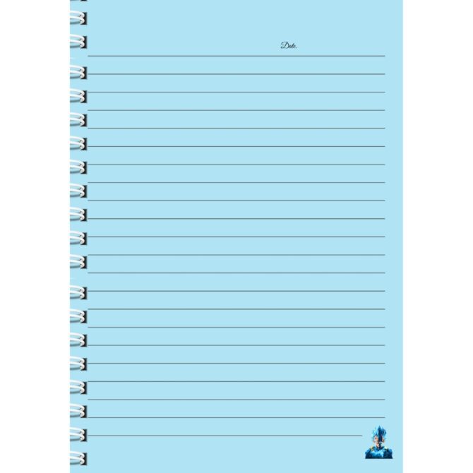 Vegeta Diary Notebook Journal- A5  (Dragon Ball Z)